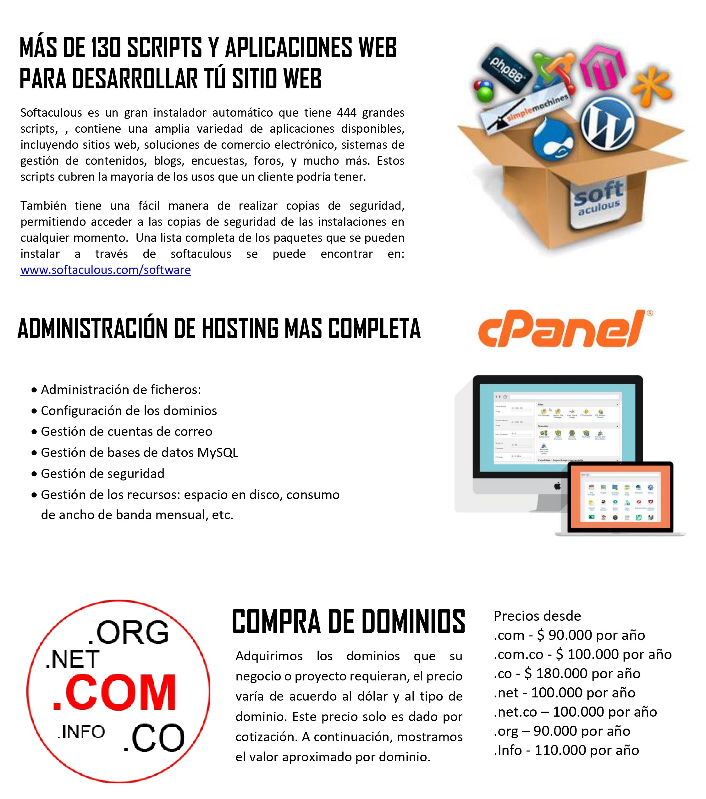 zgama precio 2026 dominio