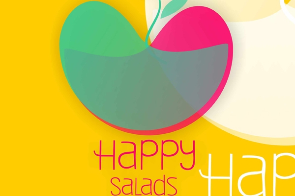 Logotipo Happy Salads / Propuesta